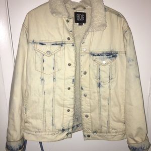 Urban Outfitters BDG Sherpa Jean Jacket
